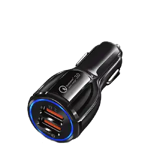 QC 3.0 DUAL 30W CAR CHARGER 